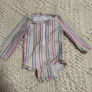 gap striped girl’s swimsuit